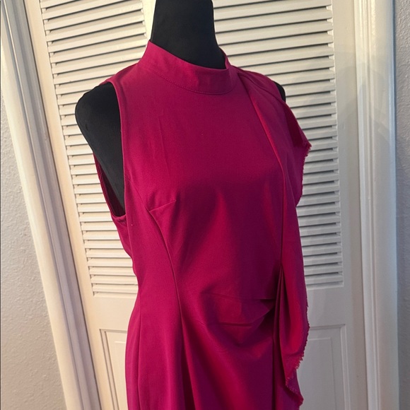 RACHEL Rachel Roy Fuchsia Asymmetrical Dress - Picture 4 of 8